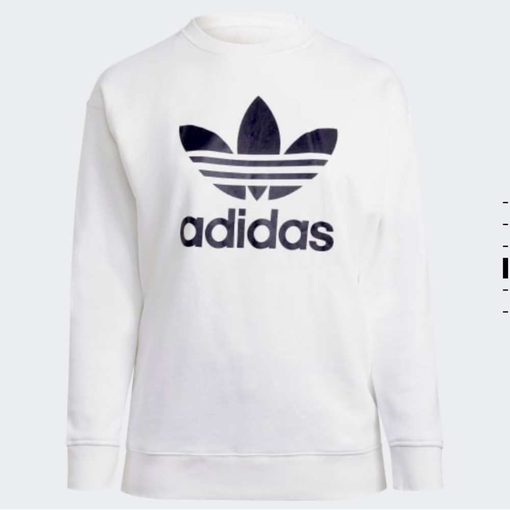 Women’s white Adidas Sweatshirt 3X